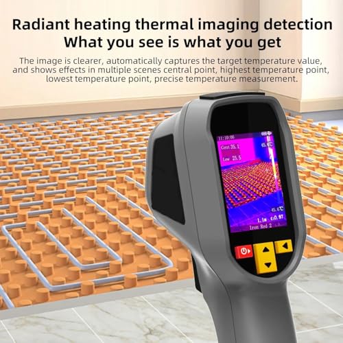 Cámara térmica 240x320 Cámara de imagen térmica Termómetro para reparación de PCB, inspección de tuberías, herramienta para automóvil portátil miniatura 6