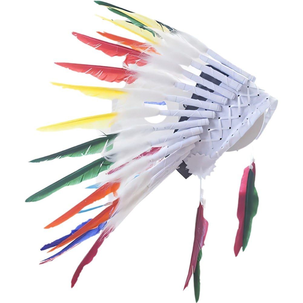 Coiffure amérindienne confortable avec bandeau réglable pour vos costumes de carnaval