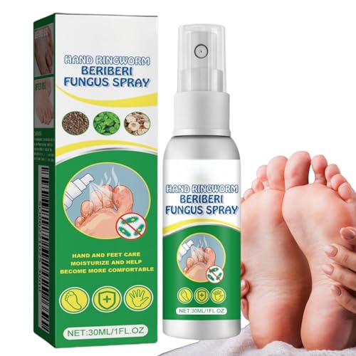 30ml Athletes' Foot Treatment Spray, Antifungal & Fast-Acting, Mild and Non-Irritating