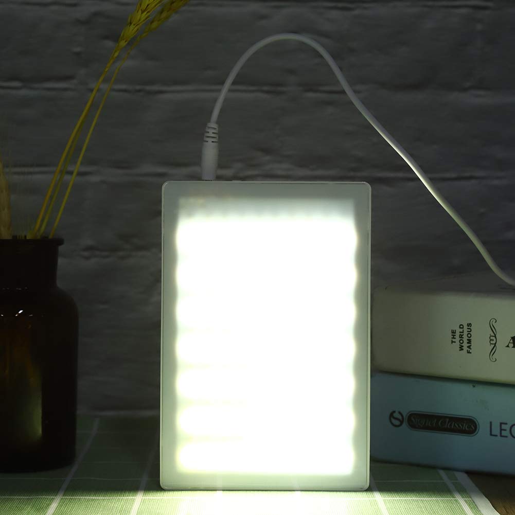 Lichtmittellampe, Weißes, Professionelles Photonenlicht-Hautheilmittel, Einstellbares Lichtmittel Für Den Büro- Und Heimgebrauch(ohne Fernbedienung)
