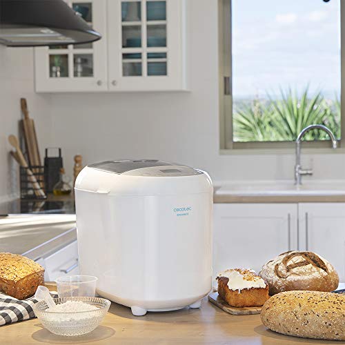 Cecotec Machine à Pain Bread&Co 1000 Delicious. Pains jusqu'à 1 kg 19 Programmes Automatiques 15 Heures Programmables Cuve qui convient pour un nettoyage au lave vaisselle - vue 2