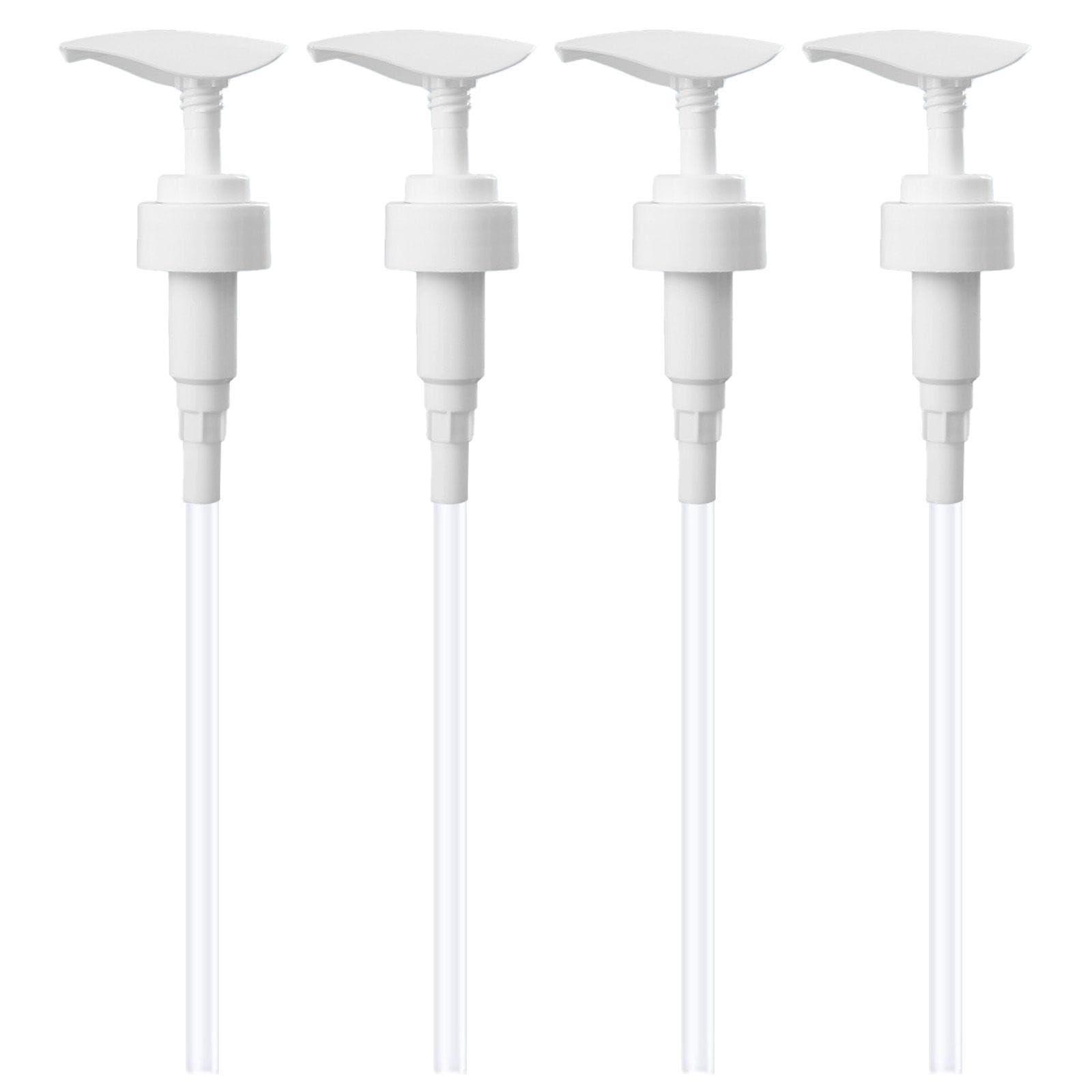 4 Pezzi di Pompa da Pressa in Plastica, Pompa Spesa in Lozione, 1000 Ml di Distributore di Shampoo, Distributore di Gel Doccia, Distributore di Detergenti.