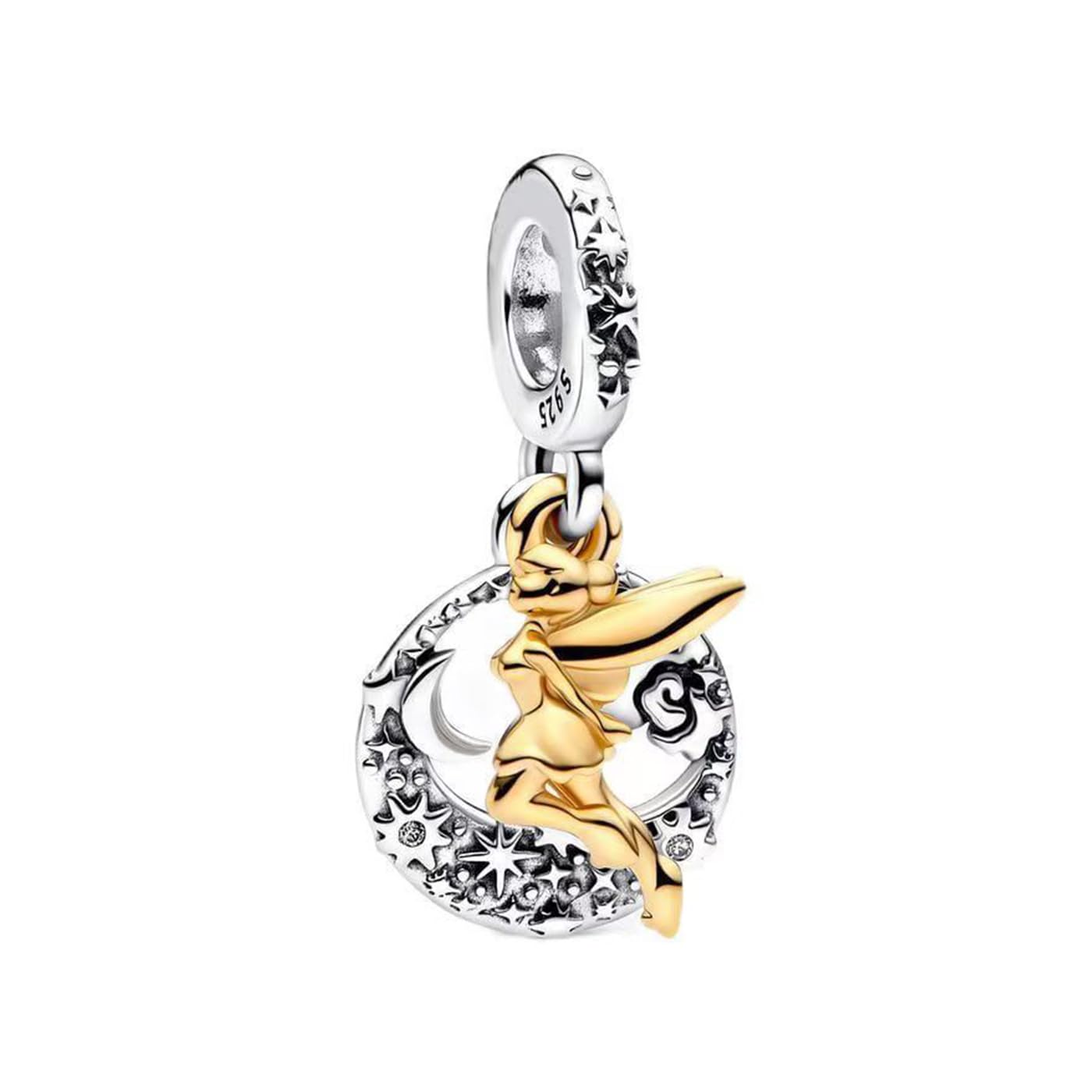 PAGOGO Jewelry Family Love Heart Charms 925 Sterling Silver with Cubic Zirconia for Women Bracelets and Necklaces,Mother's Day for Women