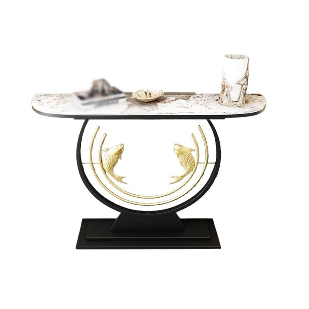 ENGENDER Console Tables Simple Home Slate Console Table Chinese Style Entry Wall Long Decoration