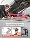 VEVOR Portable Car Lift, 4400 lbs Capacity, Heavy Duty Steel Quick Lift with 23