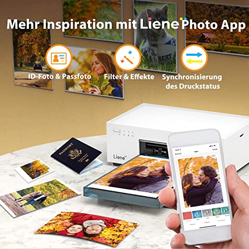 Fotodrucker Liene für Smartphone mit Akku und WLAN-Funktion