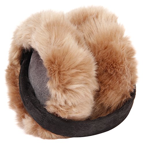 Image of FabSeasons Faux Fur Winter Outdoor Accessory Foldable Ear Muffs /Warmer for Girls & Women for protection from Cold, Ideal Head /Hair Accessory during winters
