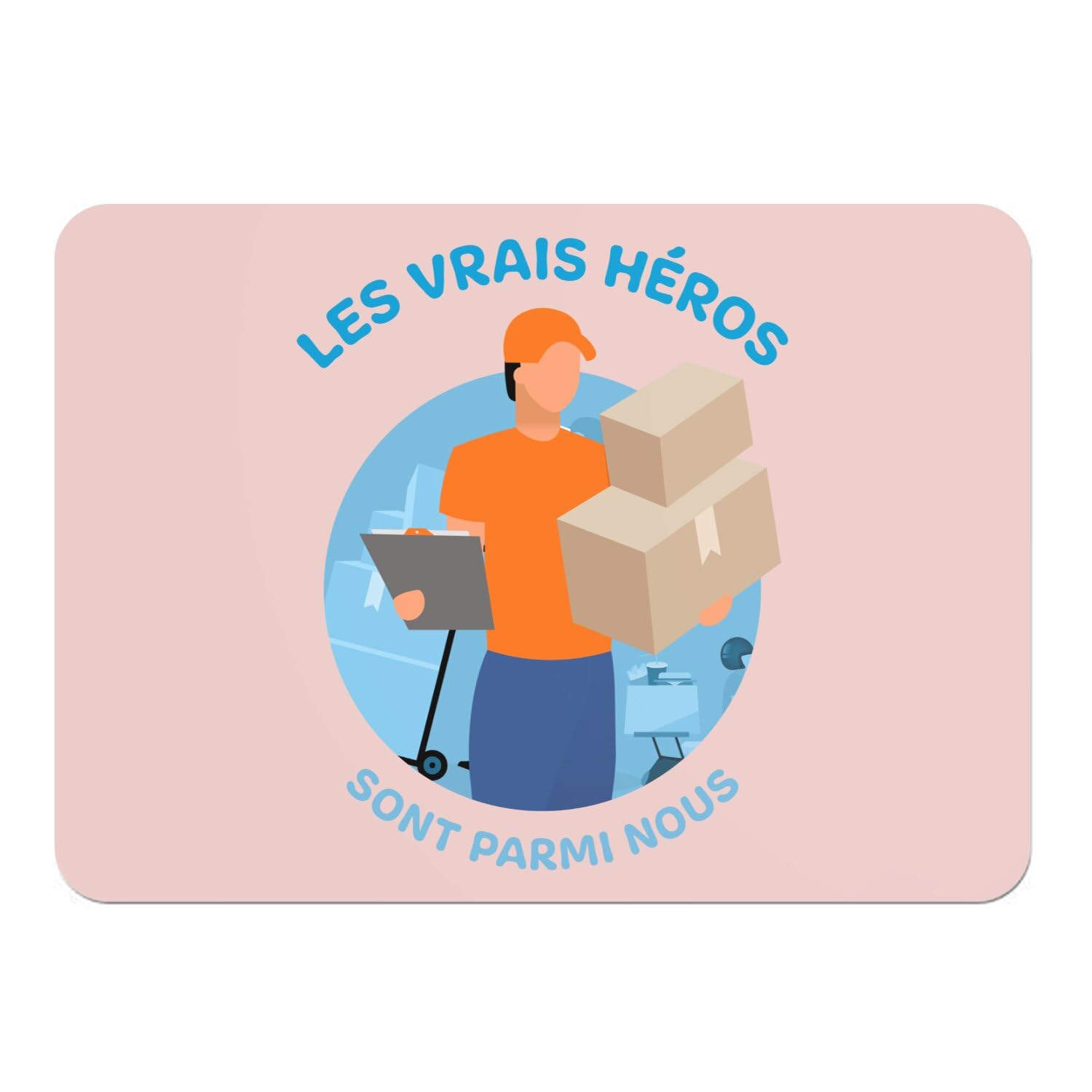 Sets de table rose avec liège parfaits pour un déjeuner en famille ou au bureau