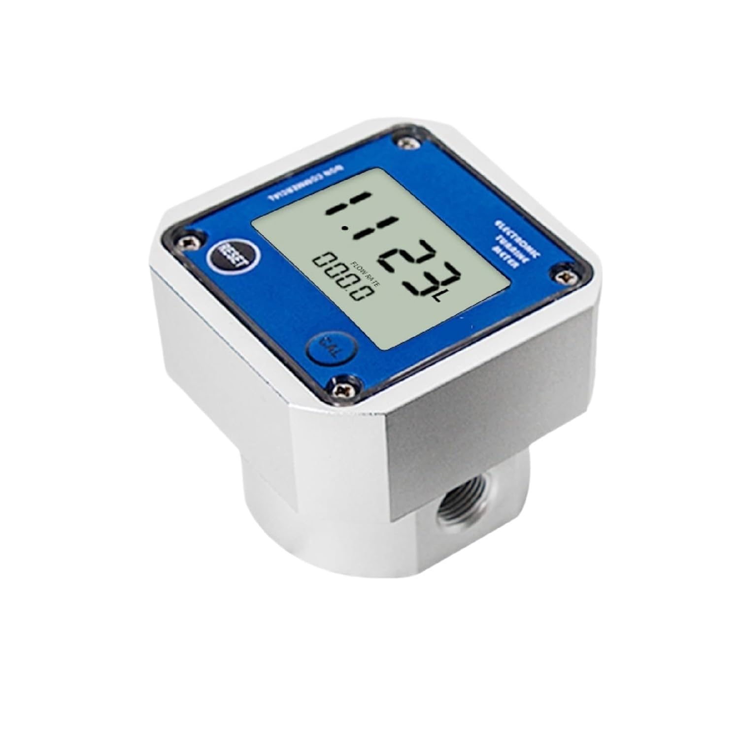 Mini Oval Gear Flow Meter for Liquid RS485 Digital Flow Sensor 0.1‑50 L/min Aluminum G1/4 G1/2 Real Time Display(G1-4)