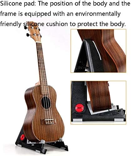 Folding Instrument Stand for Acoustic Portable Lightweight Stand Holder for Acoustic Electric Guitar Bass Ukulele image 4