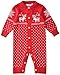 Zoerea Maglione Bambino Unisex Bambino Appena Nato Pagliaccetto Manica Lunga Natale Maglioni Cervo Cotone Pullover Lavorato a Maglia Rosso Etichetta 70