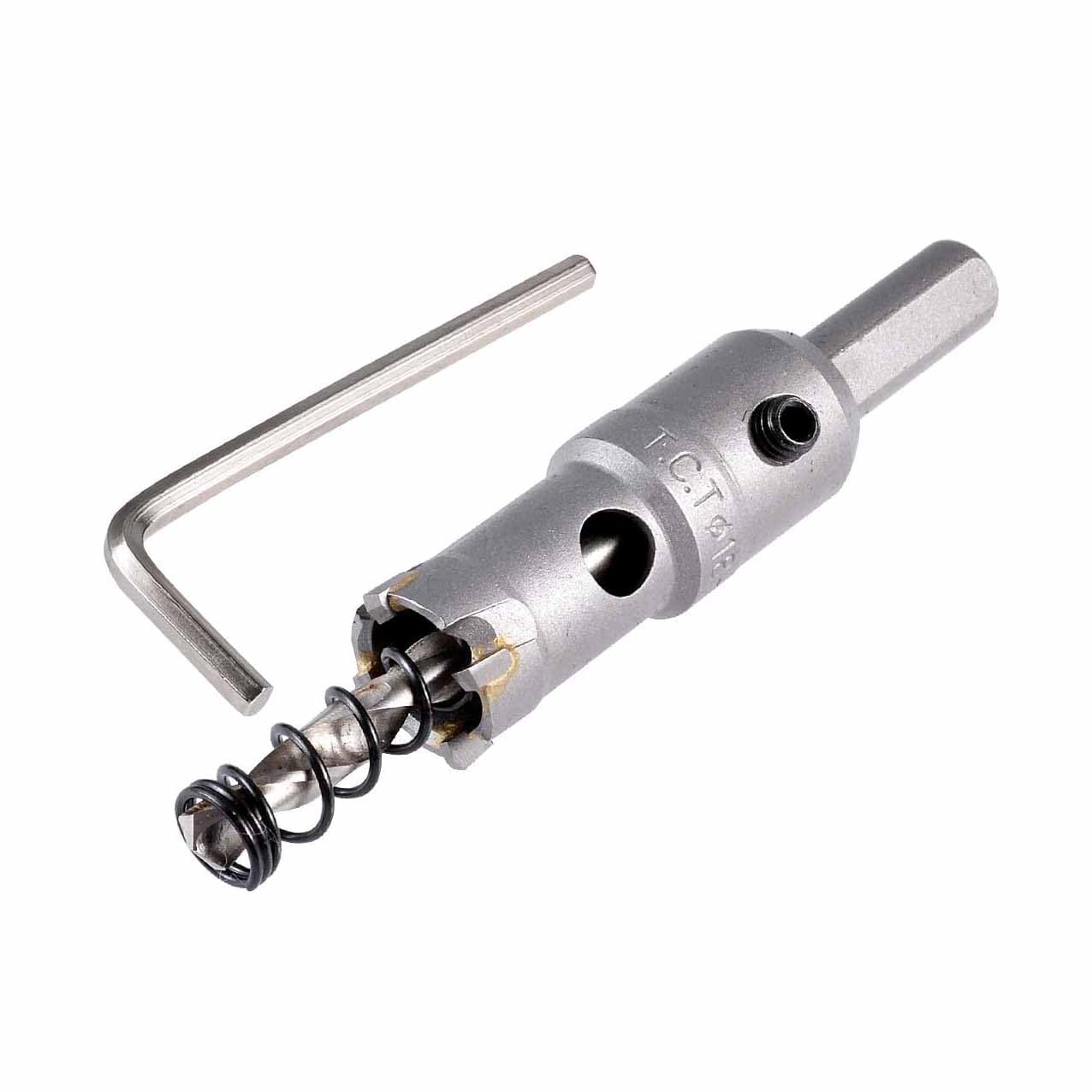 UPTODATETOOLS 18mm TCT Hole Saw Tungsten Carbide Tipped Teeth Hole Cutter, TCT Drill Bit Hole Saw Set for Stainless Steel, Sheet, Metal (B0D81F56GZ) Amazon Price History, Amazon Price Tracker
