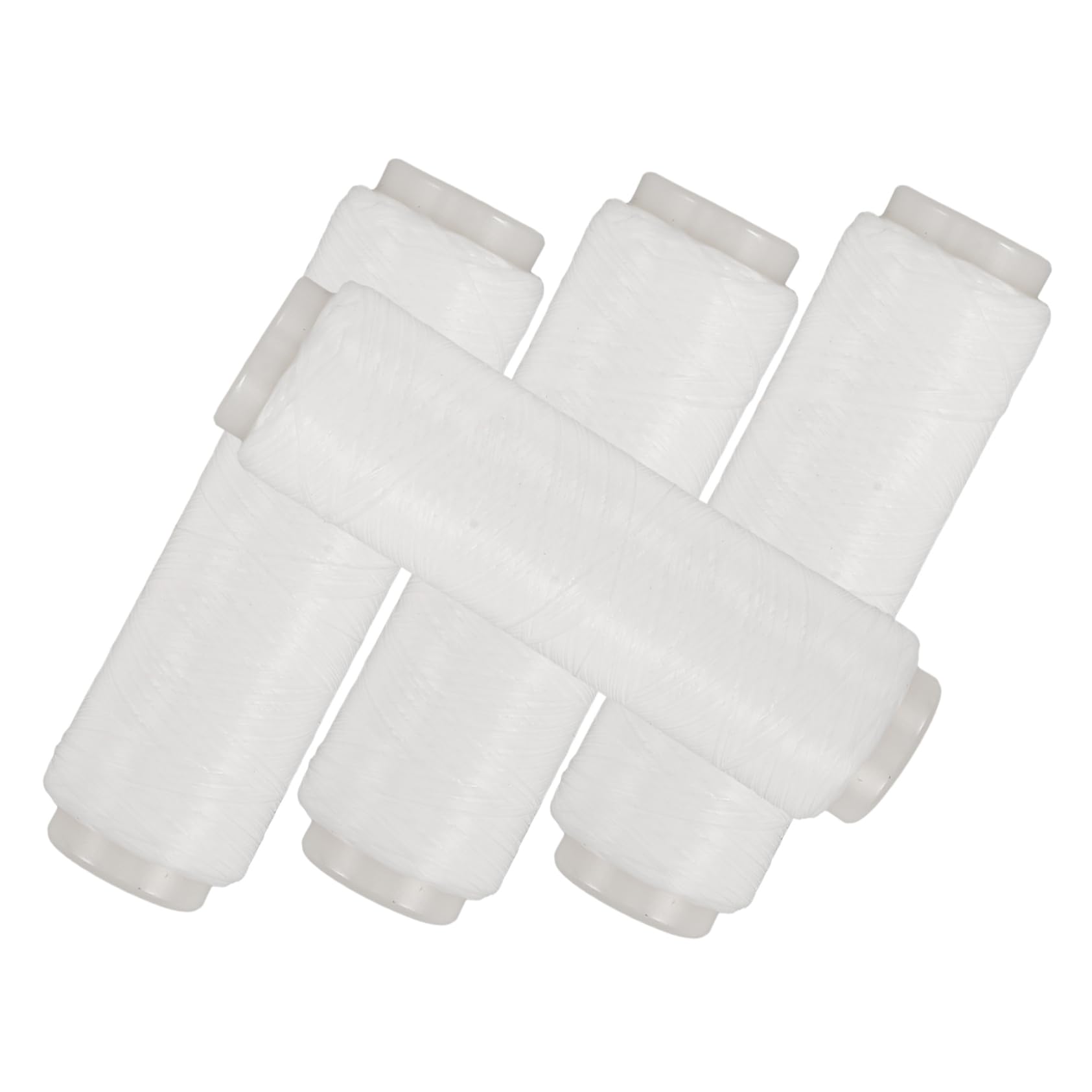 GALPADA 4 Rolls High Elastic Nylon Fishing Line for Bait Binding Durable Transparent Fishing Thread for Crafting