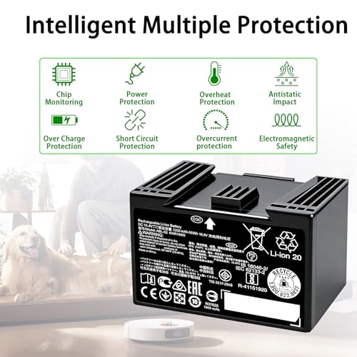 Image of 46.08Wh ABL-D2 Battery for iRobot Roomba j7 i7 i8 i6 i5 i4 i3 e5 e6 Series j7+ j7550 i8+ i8550 i3+ i4 i4+ i4150, for Roomba j5 i5 j7+ Series ABL-D2A ABL-D1 ABL-F 14.4V