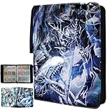 sabermaster Trading Card Binder Fits 900 Cards Card Collector Album Holder,with 50 Removable Sleeves Toys Gifts for Boys Girls (5)