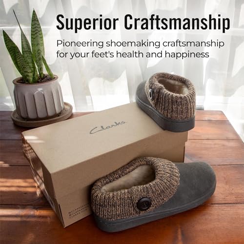 Image of Clarks Women's Knit Scuff Slipper