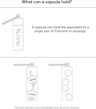 Flare Audio Capsule Rose Gold - Tough Lightweight Aluminium, Water-Proof, Keychain