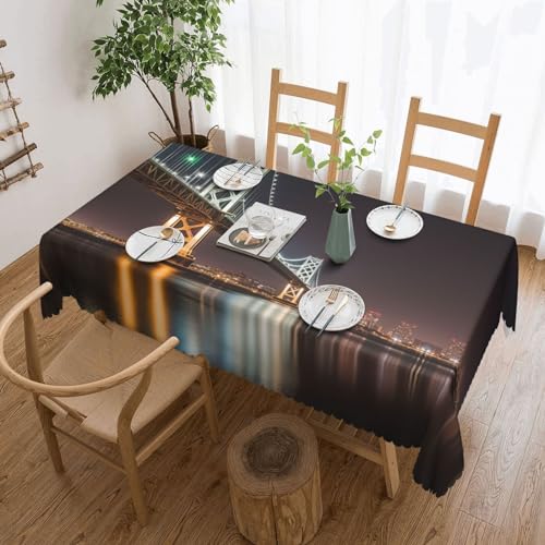 Nappe rectangulaire imperméable imprimée avec motif paysage horizon