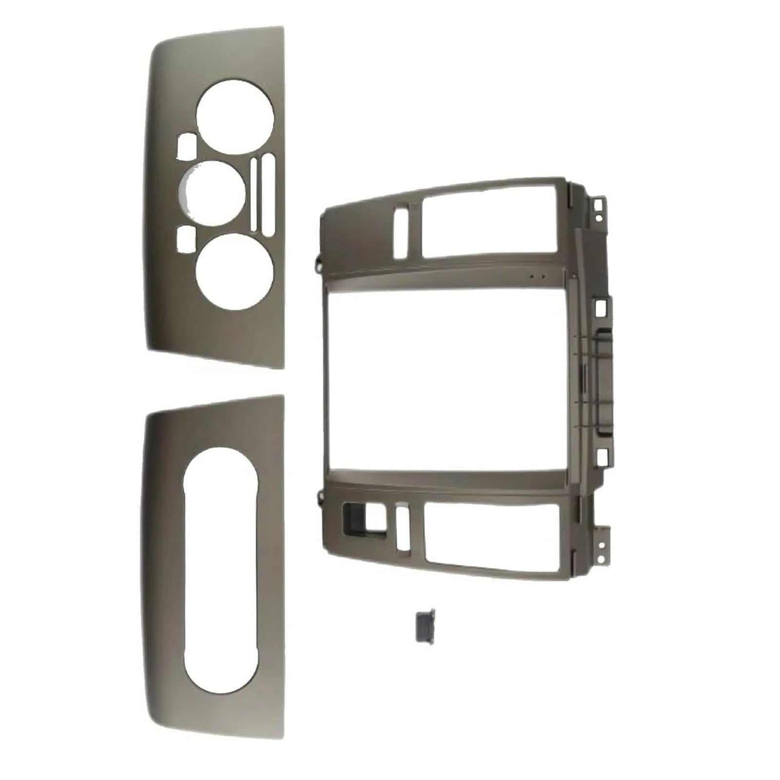 Marco Adaptador Radio Coche Kit De Montaje para Salpicadero Radio Android 2 DIN con Marco Variable 9,7 Pulgadas, Compatible Nissan Tiida (2005-2010)