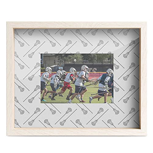 Chalktalksports Premier Lacrosse Photo Frame | Guys Lacrosse Stick Herringbone #TOP12