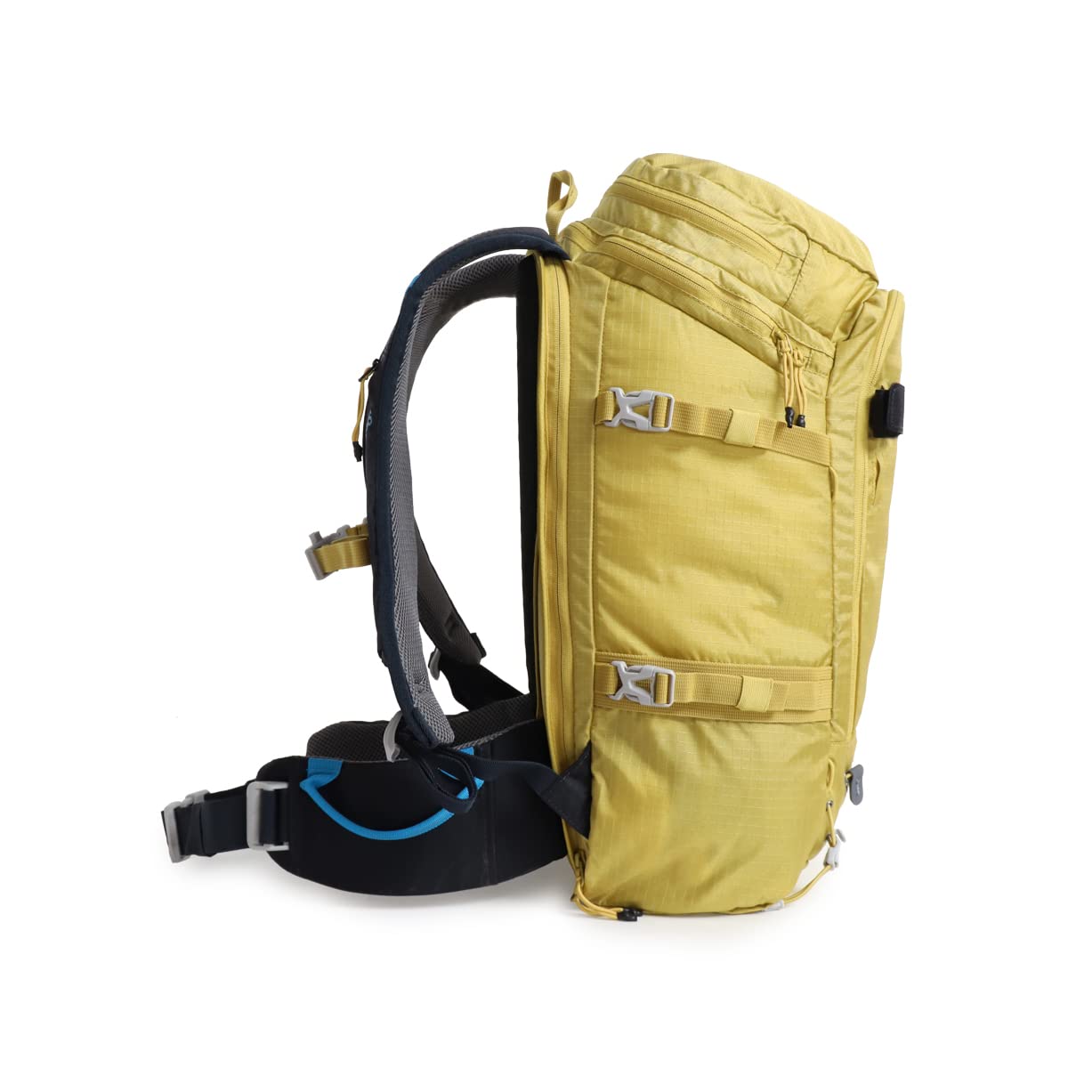 ALTUS SAIOA | Mochila de esqui | Mochila de travesía | Trekking | Esquí de montaña | Escalada | Ergonómica | Ligera | Resistente | Color oil yellow