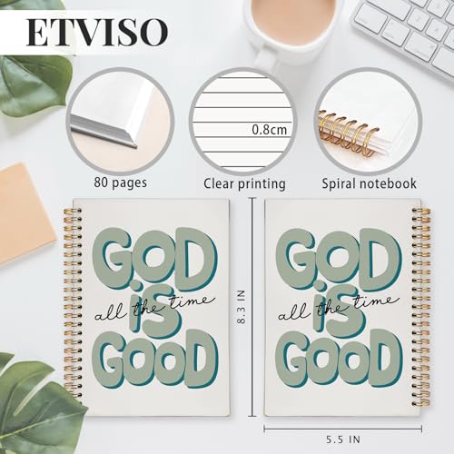 Carnet de notes bibliques vertes cadeaux chrétiens pour femme - 4
