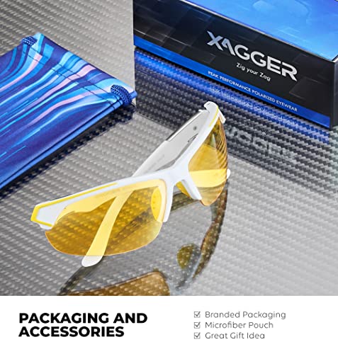 Image of Polarized Sport Sunglasses for Men Women Wrap Around UV400 Running Baseball Softball Fishing Driving Glasses