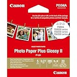 Nombre de feuilles : 20 Canon PP-201 Papier Photo Brillant Format Carré 9x9cm (20 feuilles)