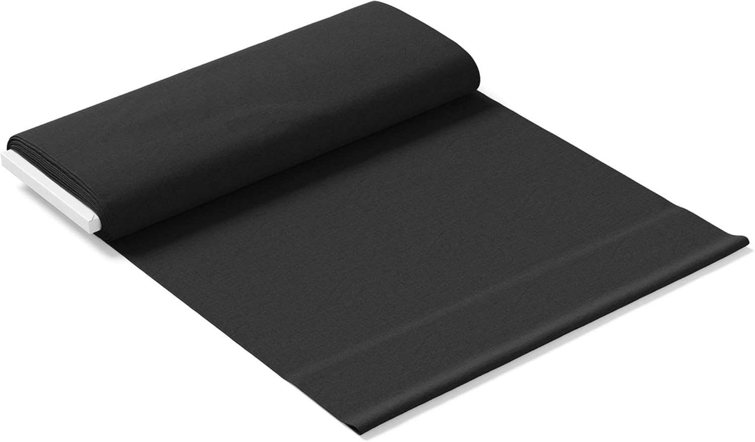 Tissu coton au mètre en - Tissus à coudre au mètre Tissu de décoration léger pour enfants Tissu à la mode au metre pour Couture Noir ou Blanc (NOIR, 5 mètres de 240 cm de Largeur)