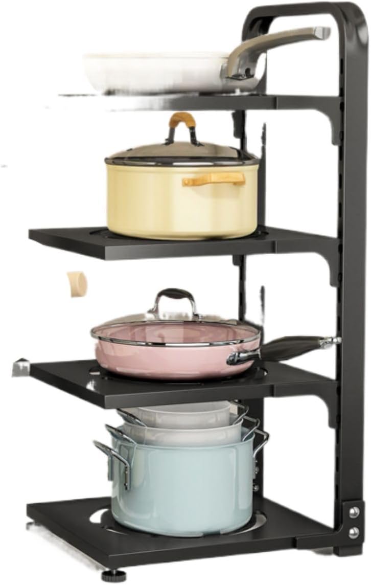 Kitchen Set Kitchen accessories-276 厨房置物架 Kitchen Sink Organizer, Rack for Kitchen Bathroom Pantry Lanudry,家用落地多层锅具收纳架子多功能下水槽橱柜分层放锅架