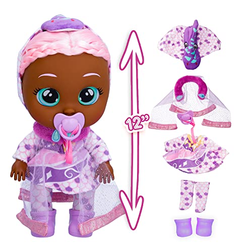 Cry Babies Kiss Me Princess Ivy- 12" Baby Doll Deluxe Blushing Cheeks Feature Shimmery Changeable Outfit With Bonus Accessories, For Girls And Kids 18M And Up #TOP2