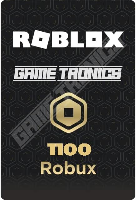 Roblox: 1100 Robux Credit Gift Code [Includes Exclusive Virtual Item] [video game]