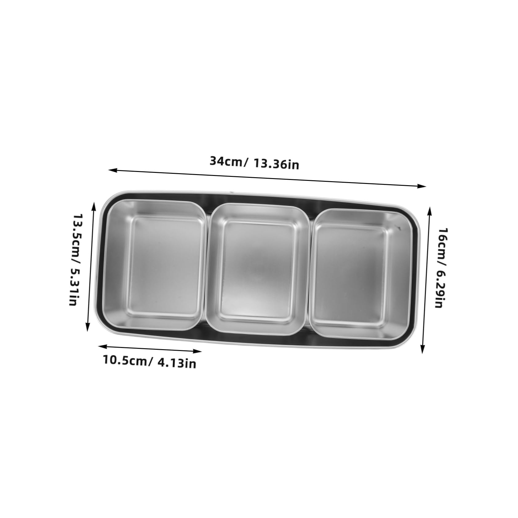 ULTECHNOVO Gewürzbox Fach mit Deckel Rostfrei Platzsparend Auslaufsicherer Behälter für Salz Pfeffer und Gewürze Frischeerhaltend Für Küche und Gastronomie