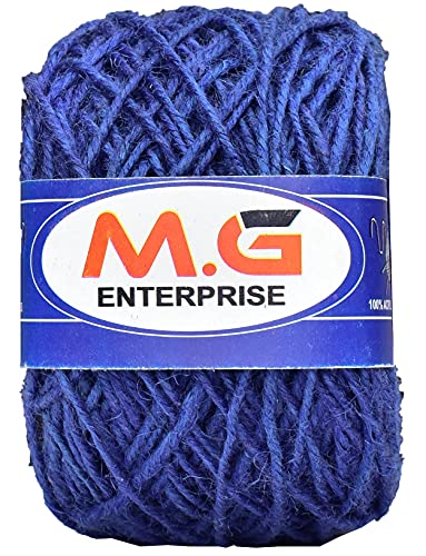 Image of M.G ENTERPRISE 3 Ply /Twisted Macrame Jute Cord /Dori Thread (100 Meters, 3mm) for Macrame DIY, Craft Work,Plant Hanger Ropes etc-E