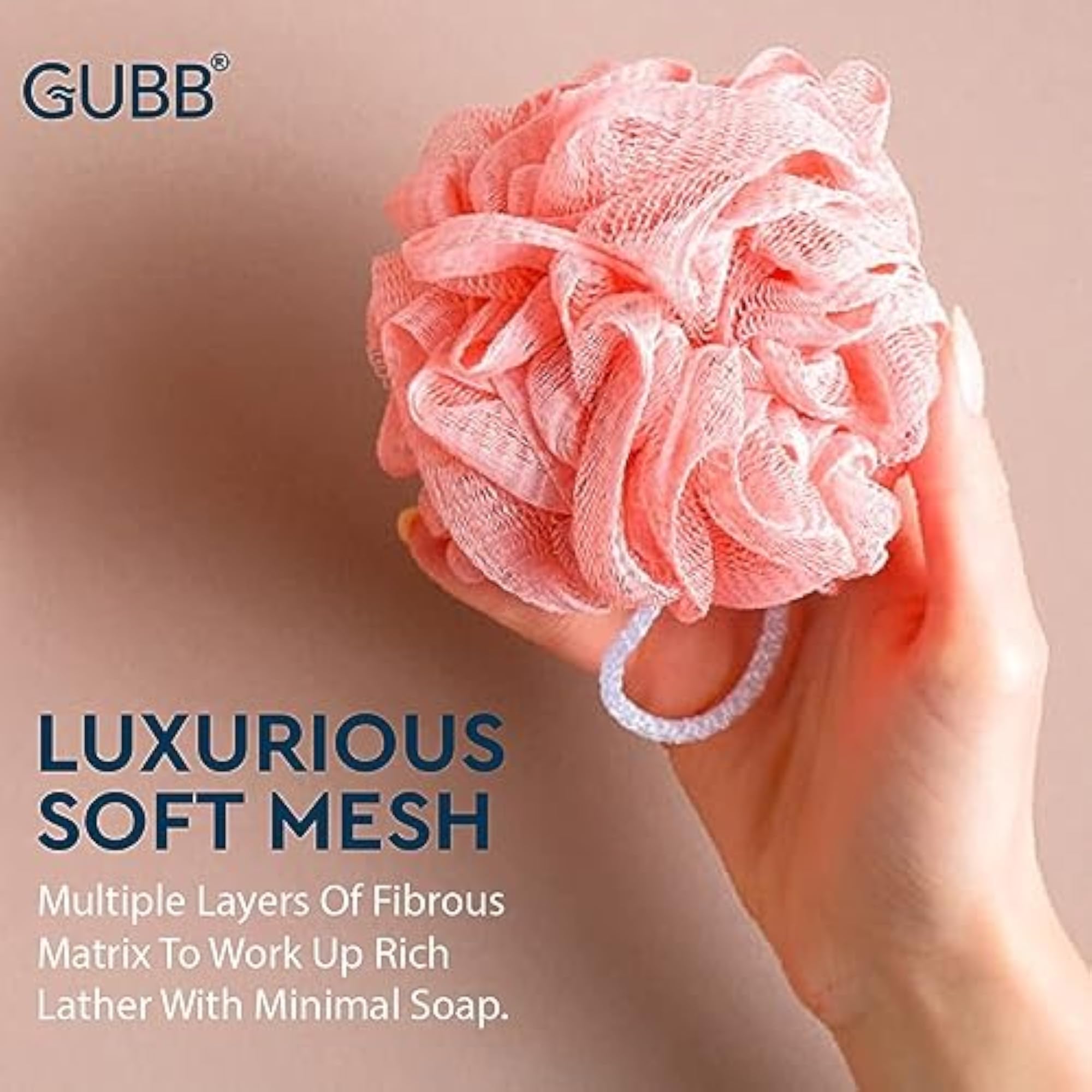 Lux Bath Sponge Loofah - Soft & Fluffy for Shower Time
