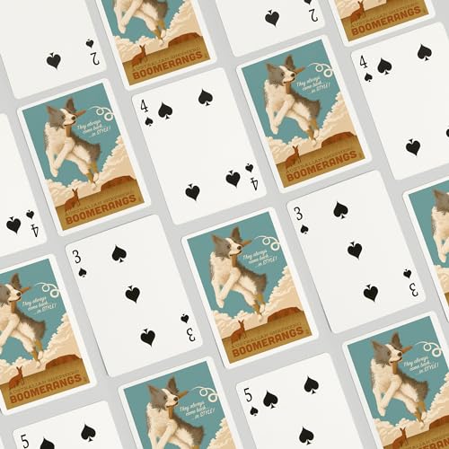 Baraja de Póker Australian Shepherd 52 Cartas miniatura 4