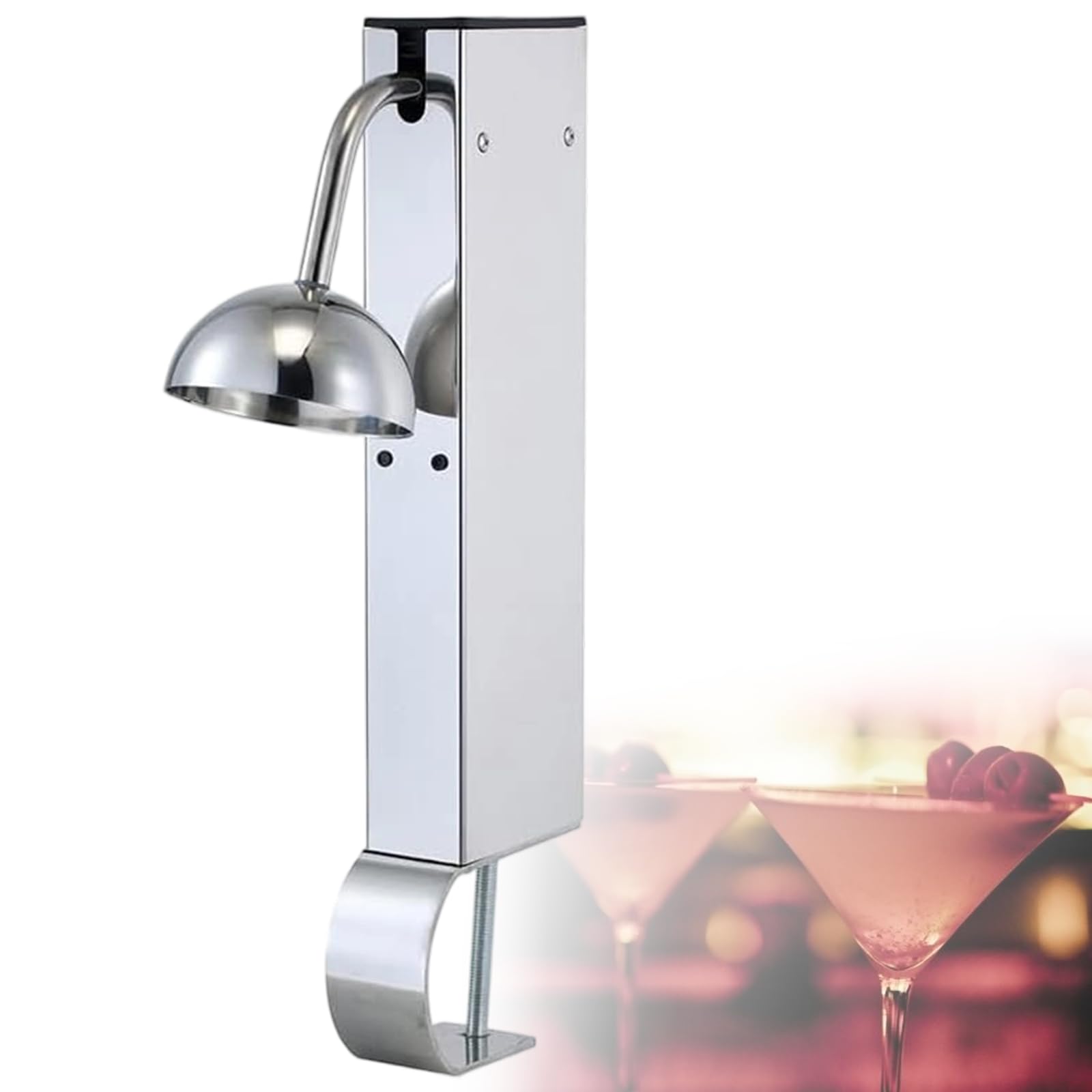 Xjleftonomie Commercial Co2 Glass Froster & Rapid Freeze Chiller, Ideal For Nightclubs, Pubs, Restaurants, And Homes - Features Led Light For Enhanced Ambiance B