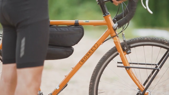 Borsa Da Bici Impermeabile Per Telaio | 2 Misure 1L/1.5L | Design Aerodinamico, Montaggio Facile | ROCKBROS - Foto 12