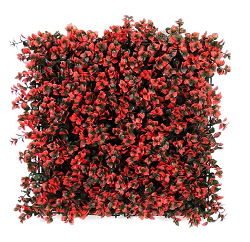 BeautifulWalls Plastic Artificial Wall Grass For Home Decoration (12 Pcs) I Grass Mat For Wall I Vertical Garden Artificial Wall Plants (Red, 50Cm X 50Cm X 8Cm, Pack Of 12) (B09HNR8M6F) Amazon Price History, Amazon Price Tracker