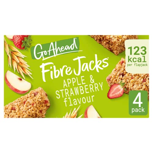 Go Ahead FibreJacks Apple & Strawberry 4 Bars 118.9 g (Pack of 1)