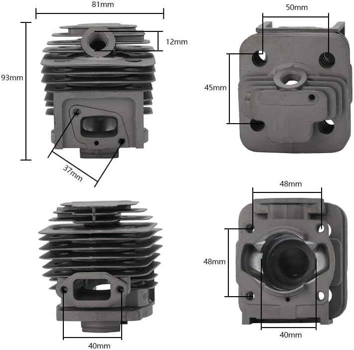 40mm Cylinder Piston Ring Gasket Set for 40-5 Brush Cutter Trimmer L Mower Parts Replacement Parts