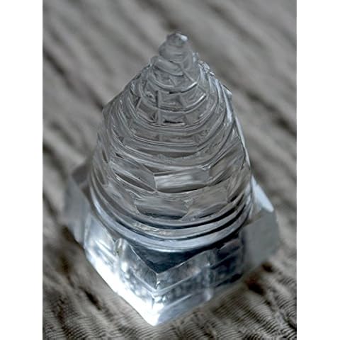 IndianStore4All SRI Yantra Crystal Quartz Shree Yantra-Blessed & Energized Cover