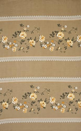 Image of Microfiber Fabric 8Pcs Diwan Blend Set of 60X90 Inch Bedsheet, 16x16inch 5 Cushion Covers, 18x28 inch 2 Bolster Covers (Yellow)