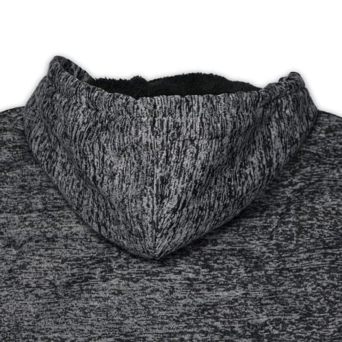Image of Gary Com Heavyweight Sherpa Hoodies for Men, Thick Fleece Lined Full Zip Up Winter Warm Sweatshirts Work Jackets