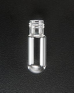 JG Finneran 32008RB-12232 Clear Borosilicate Glass Round Bottom Vials, 8-425mm Neck Finish, 2ml Capacity (Case of 1000)