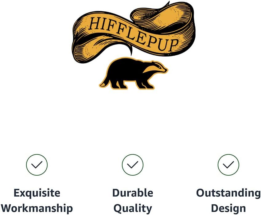 Hufflepup Dog Hoodie - Black, L