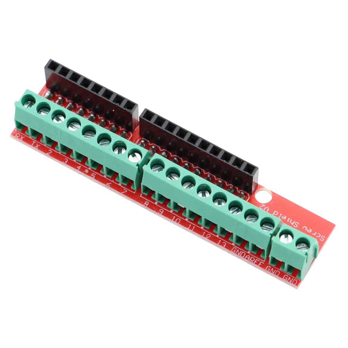 Screw Shield V2 Terminale per Scheda di Espansione Set di due Schede di Espansione Adatto per l'Espansione Sulla Maggior Parte Delle Piattaforme di Sviluppo per Arduino R3 (2 sets)