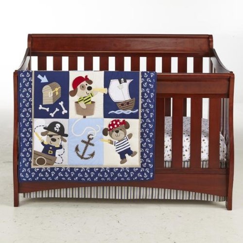 pirate crib bedding