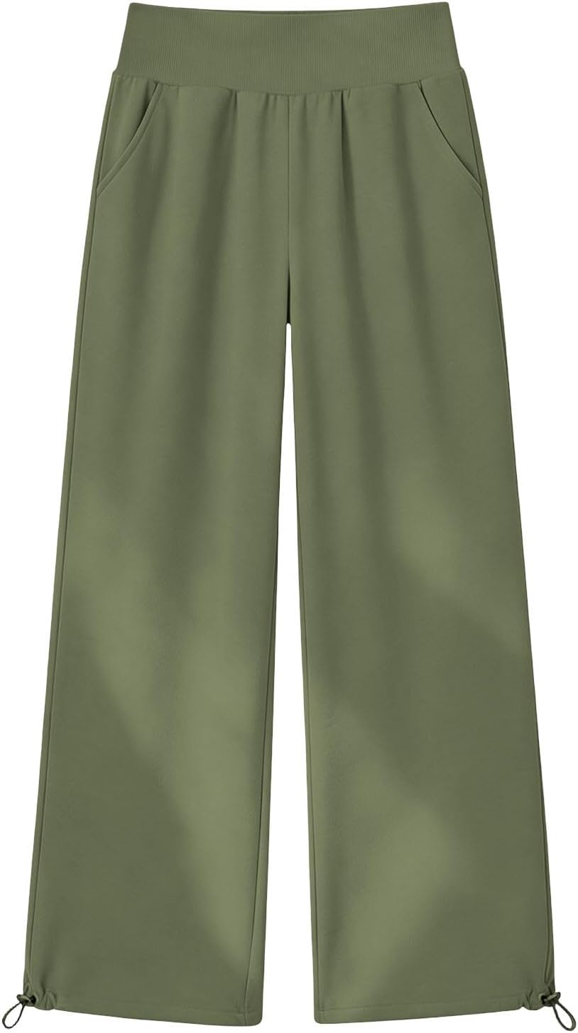 Sweatpants for Women Wide Leg Fall Winter Workout Baggy Pants