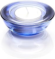 Vista 9 de CH01 - Juego de 12 portavelas de cristal grueso y redondo, 3 pulgadas de diámetro, color transparente